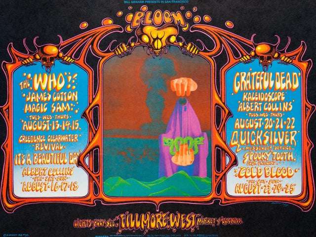 2024超人気 concert Rare posters block auction the on アート・デザイン・音楽
