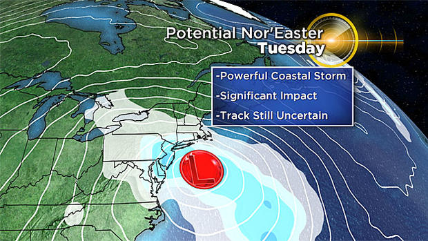 weather new england tuesday nor'easter 