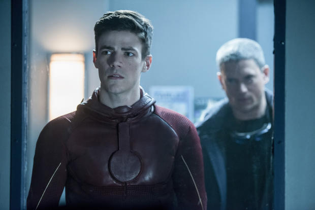 Barry Allen and Captain Cold 
