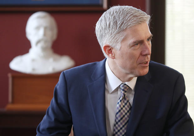 Sen. Angus King Meets With Supreme Court Justice Nominee Neil Gorsuch 