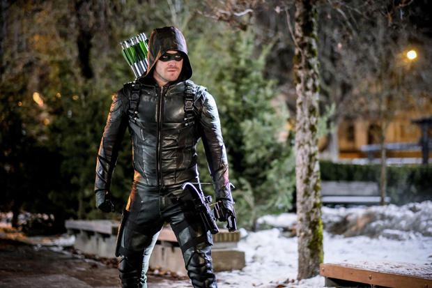 Stephen Amell as Oliver Queen/The Green Arrow 