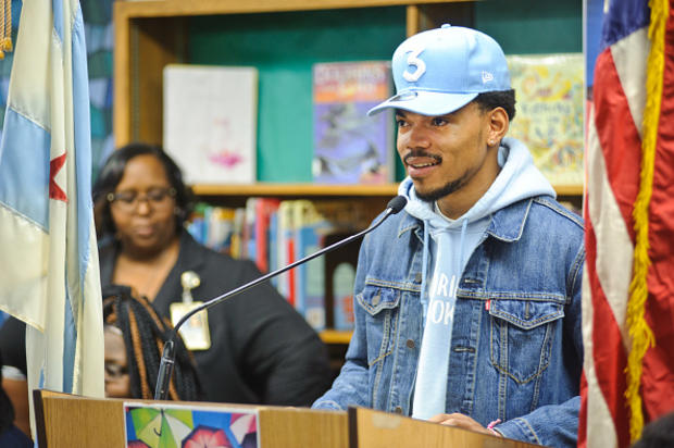 Chance The Rapper Holds A Press Conference In Support Of Chicago Schools 