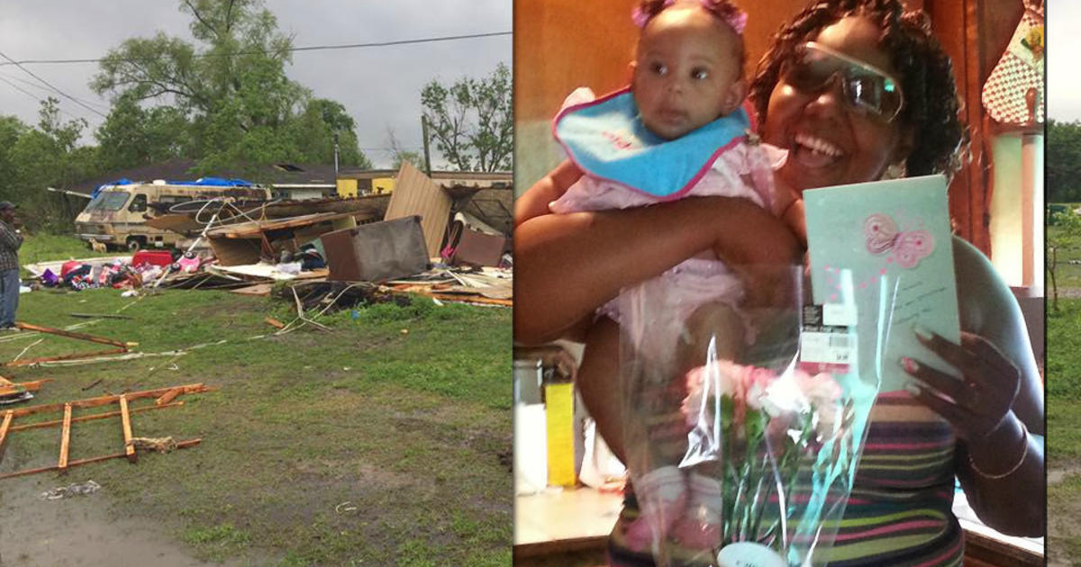 Mom Daughter Killed When Tornado Topples Mobile Home In Louisiana Cbs News