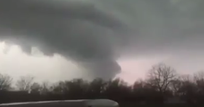 Suspected tornado leaves path of destruction in Goodman, Missouri CBS