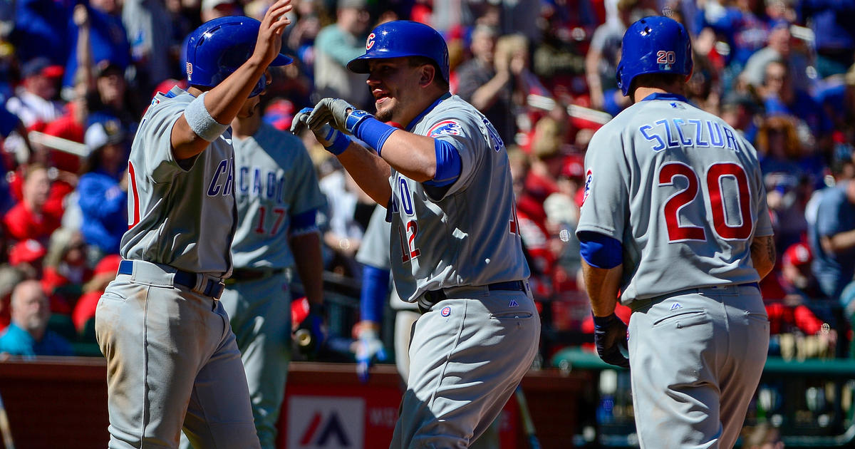 Kyle Schwarber S 7th Inning Homer Lifts Cubs Past Cardinals 6 4 Cbs Chicago