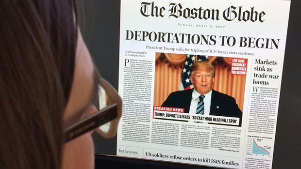 Boston Globe Trump Mock Page 