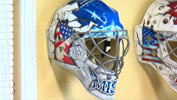 Todd Miska's hockey masks 2 