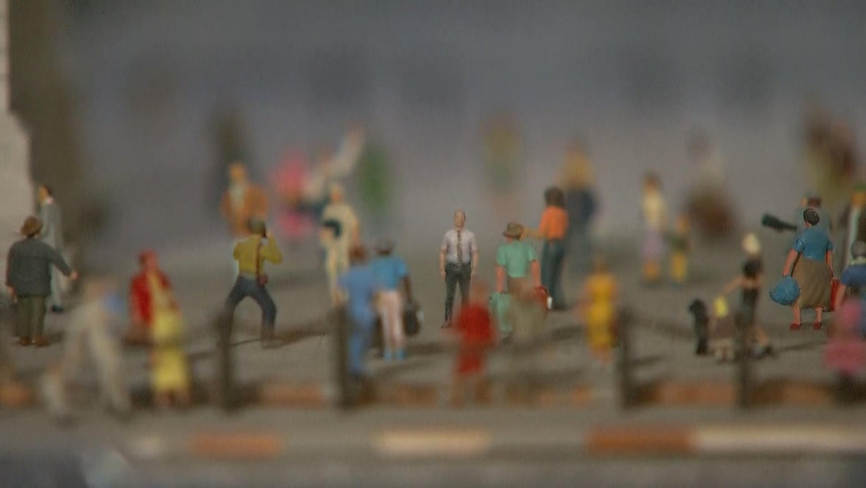 Massive miniature world debuts in Times Square - CBS This Morning - CBS ...