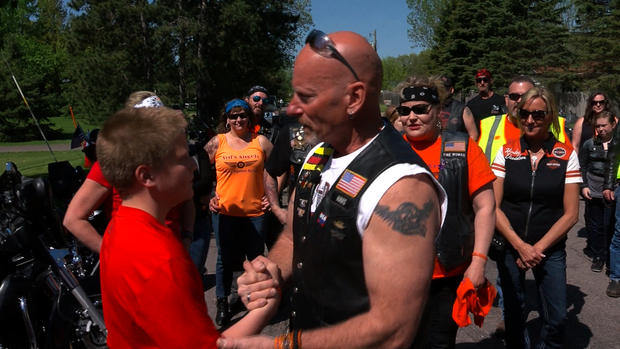 Greg Carson And Zane Omlid Syds Angels Bikers Against Bullies 