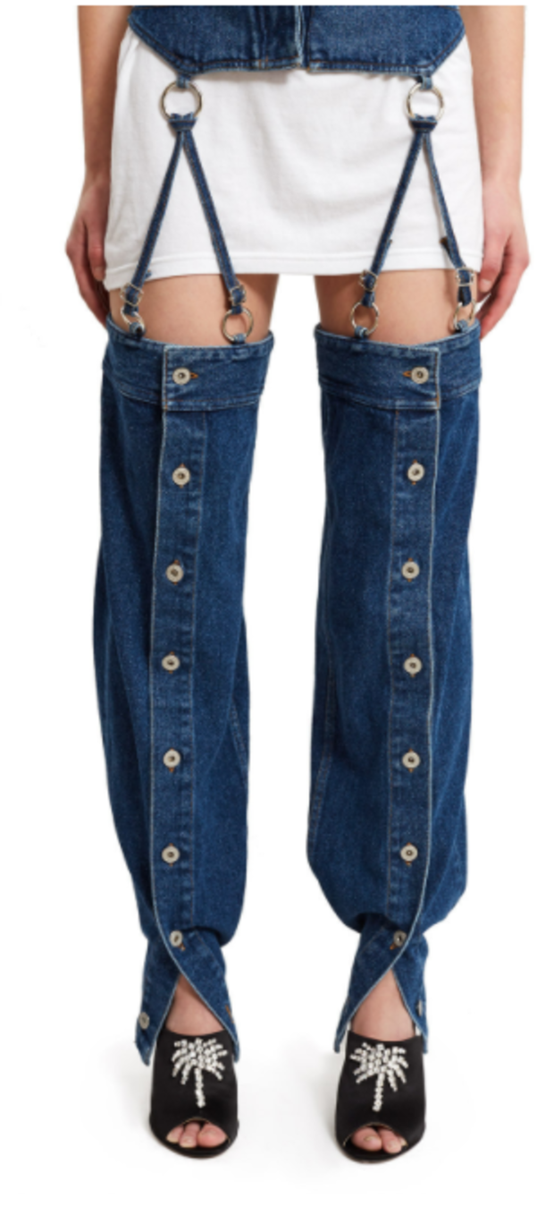 y project garter jeans 