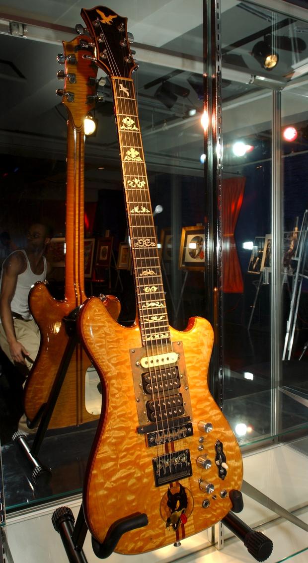 Grateful Dead Guitars expected to break all time auction record in New York, United States on April 11, 2002. 
