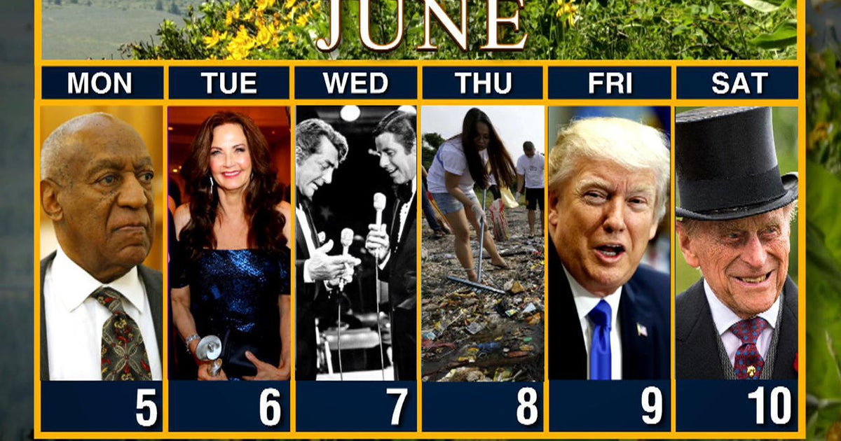 Calendar: Week of June 5 - CBS News