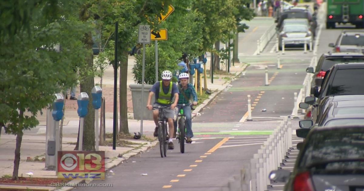Baltimore Bike Lane Battle Continues In Canton, Redesign Coming CBS