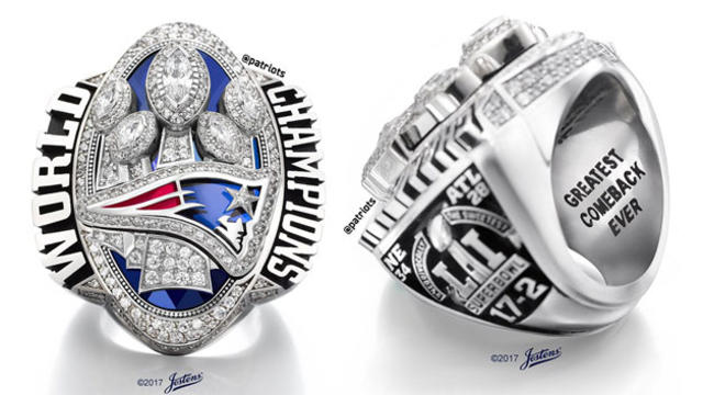 Patriots Player's '28-3' Super Bowl Ring Up For Auction - CBS Boston