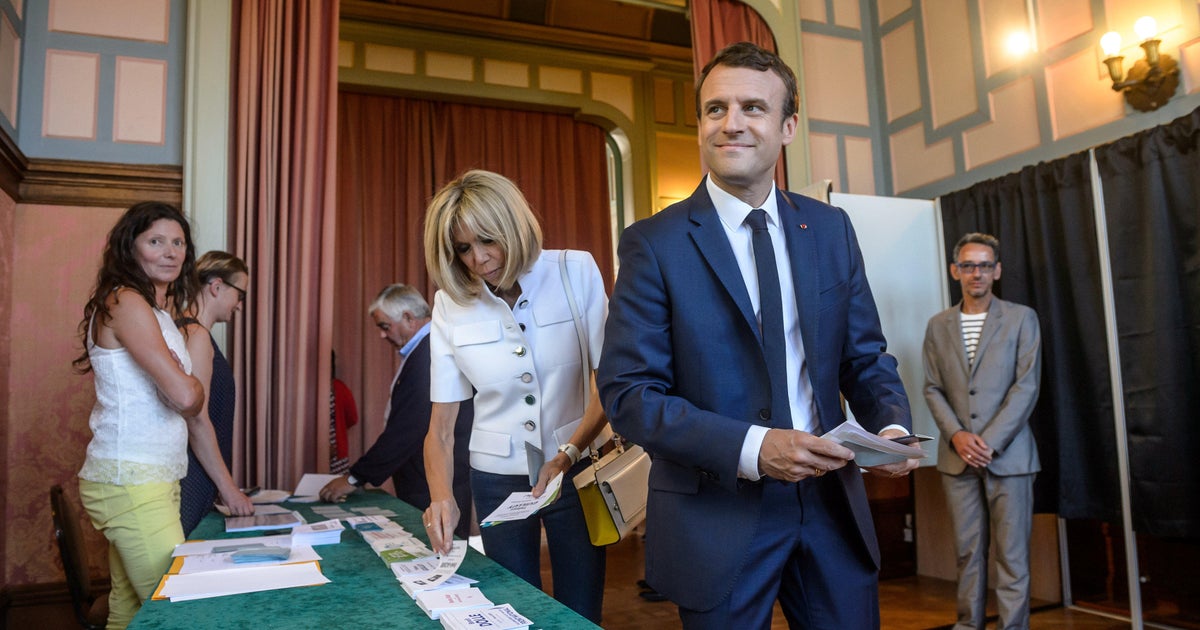 France's prime minister declares victory for Macron's party - CBS News