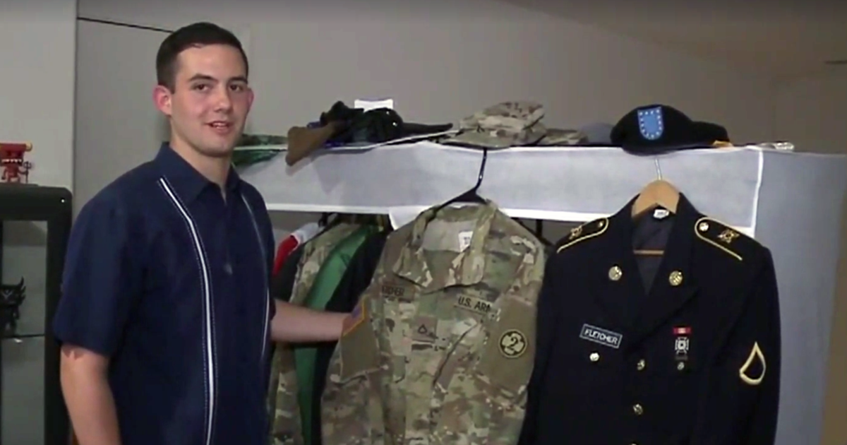 New York high school wears digital camouflage uniforms to honor
