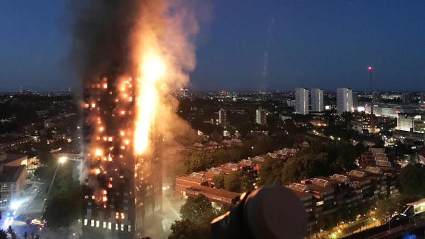 Fire in London high-rise 