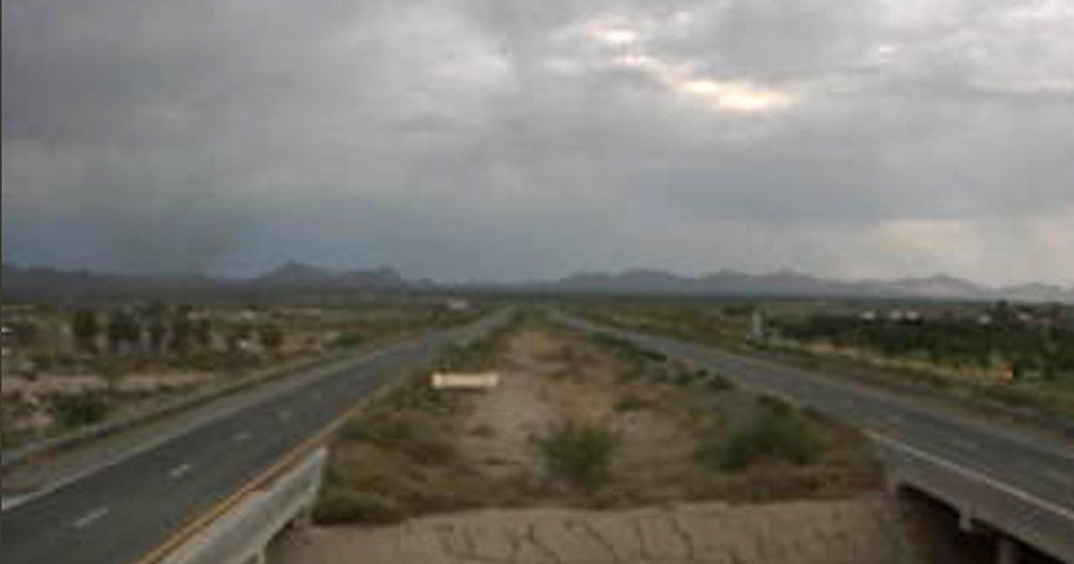 New Mexico Dust Storm Pile Up On I 10 Near Arizona Border Cbs News