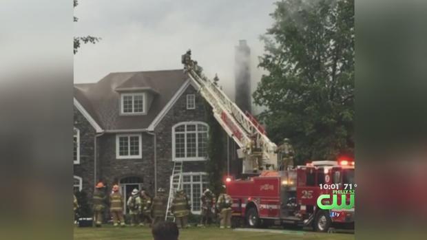 Severe Storms: Lightning Strike Causes Chester Co. House Fire 