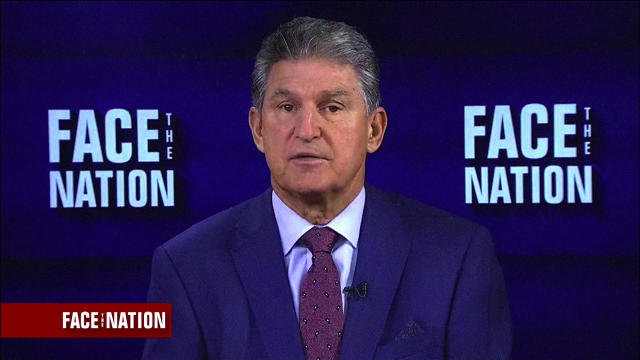 Sen. Joe Manchin, D-West Virginia, is seen in an interview on CBS' "Face the Nation" on June 25, 2017. 