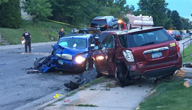 Multi-Vehicle Crash In North Minneapolis 