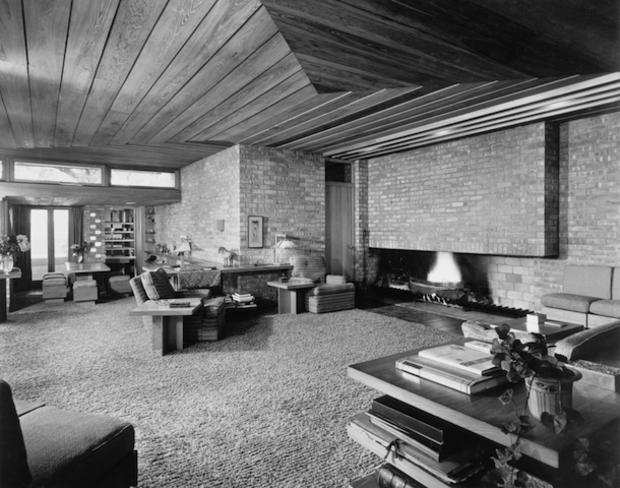 8 Lloyd Lewis House, Living Area Looking Toward Fireplace- Verified Ramon 
