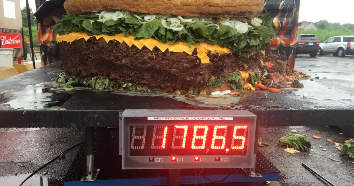 largest burger in the world