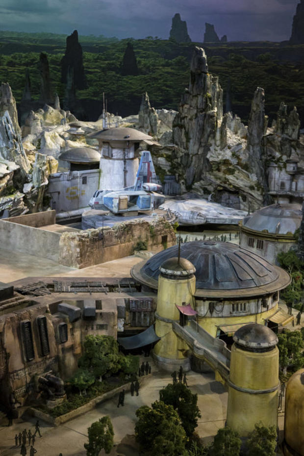 STAR WARS THEMED LAND MODEL AT D23 EXPO 