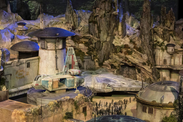 STAR WARS THEMED LAND MODEL AT D23 EXPO 