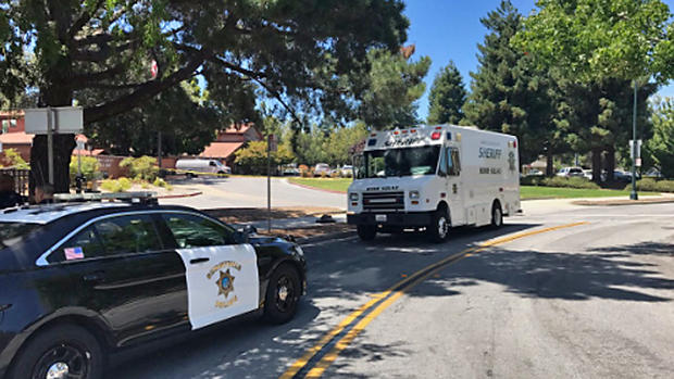 Bomb Squad Investigation at Sunnyvale Dept. of Public Services 