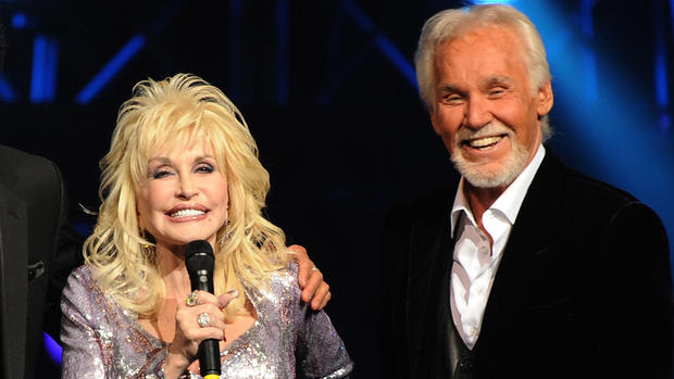 Dolly Parton and Kenny Rogers 