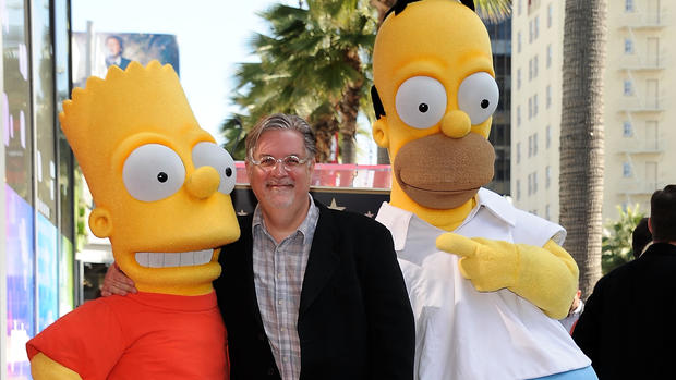"Bart Simpson," Matt Groening, and "Homer Simpson" 