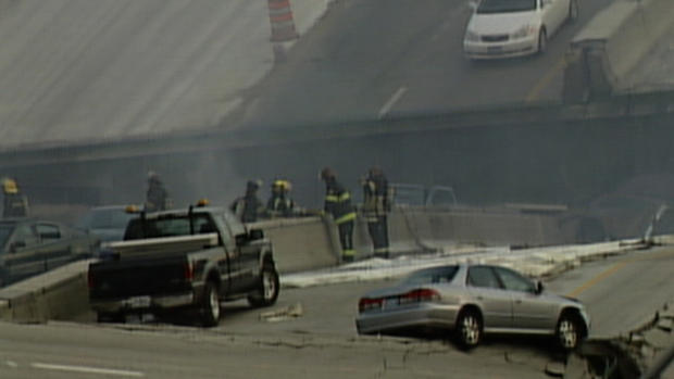 Firefighters At 35W Bridge Collapse 