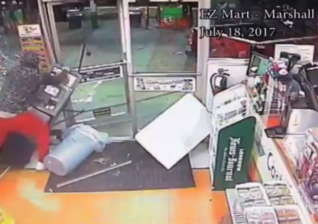 E-Z Mart ATM theft attempt 