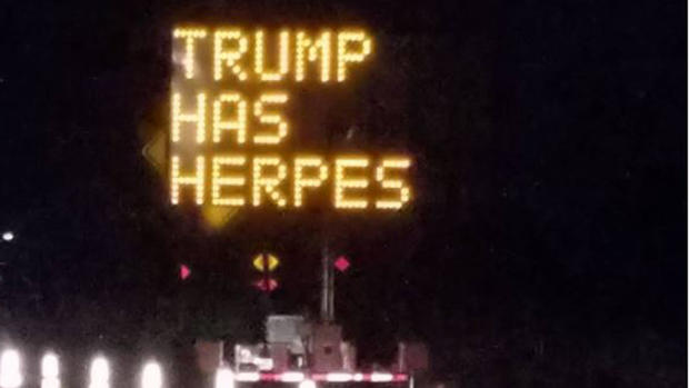 Trump Has Herpes Sign - Source Janet Thompson 