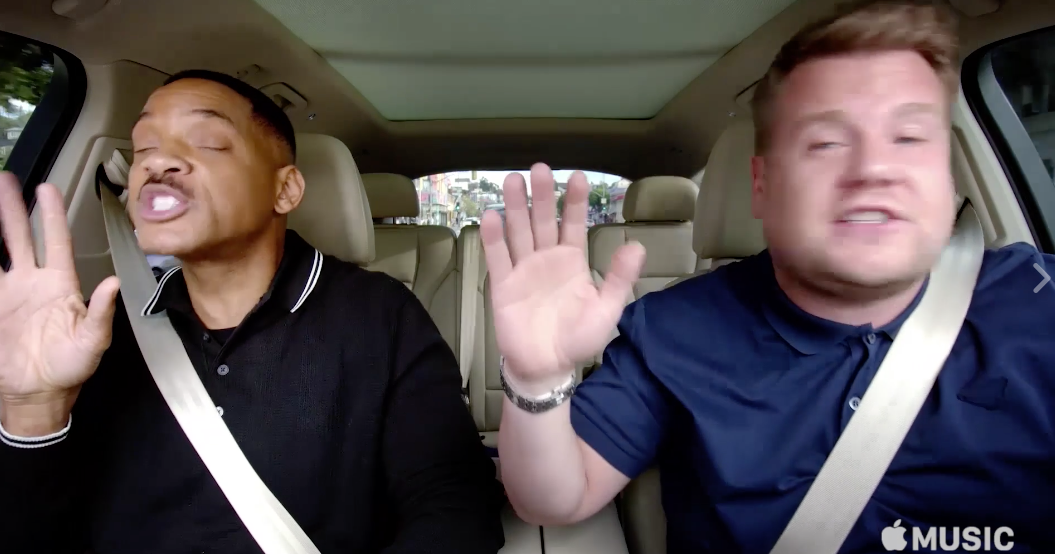 Apple Music "Carpool Karaoke" series debuts with Will Smith and James