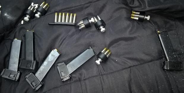 Ammo And Magazines Found With Police Shooting Suspect 
