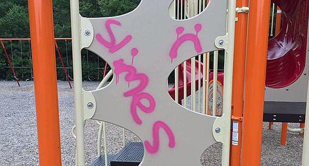 bellingham vandalism playground 