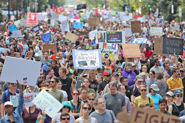 "Boston Free Speech" Rally And Counterprotest 