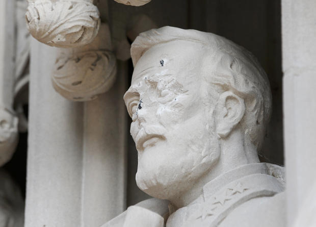 Robert E. Lee Statue Defaced At Duke University Chapel 