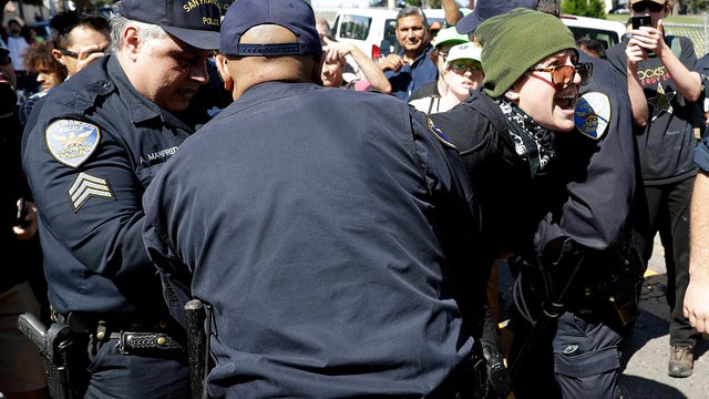 APTOPIX Free Speech Rallies 