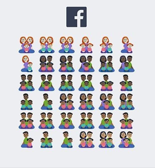 Facebook Diverse Emojis 