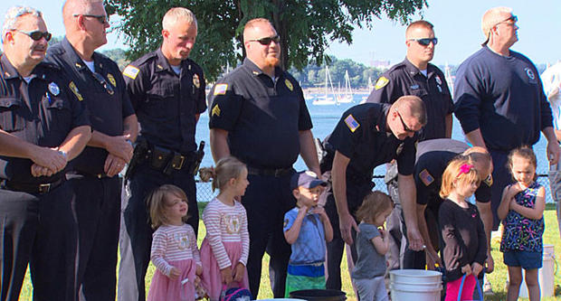 ice bucket challenge beverly police 