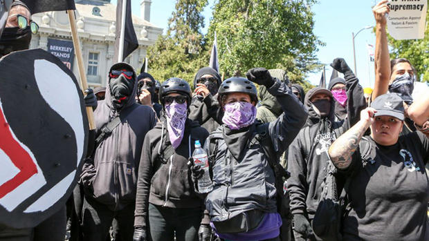 Berkeley Antifa Protest 