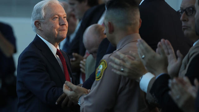 Attorney General Jeff Sessions And ICE Director Homan Speak On Sanctuary Policies In Miami 