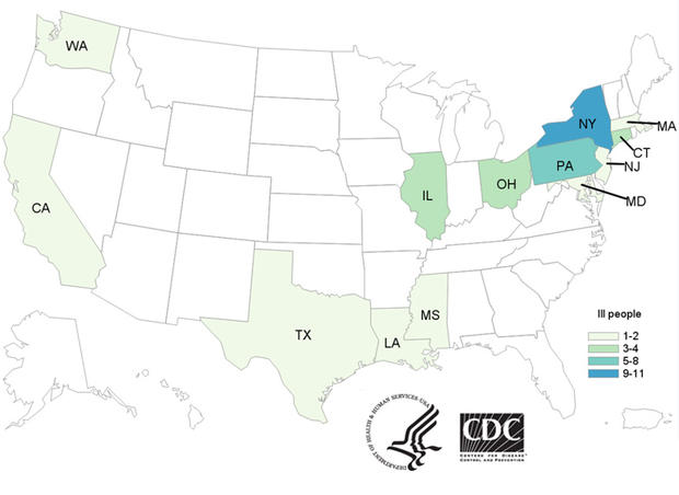 cdc turtle map 
