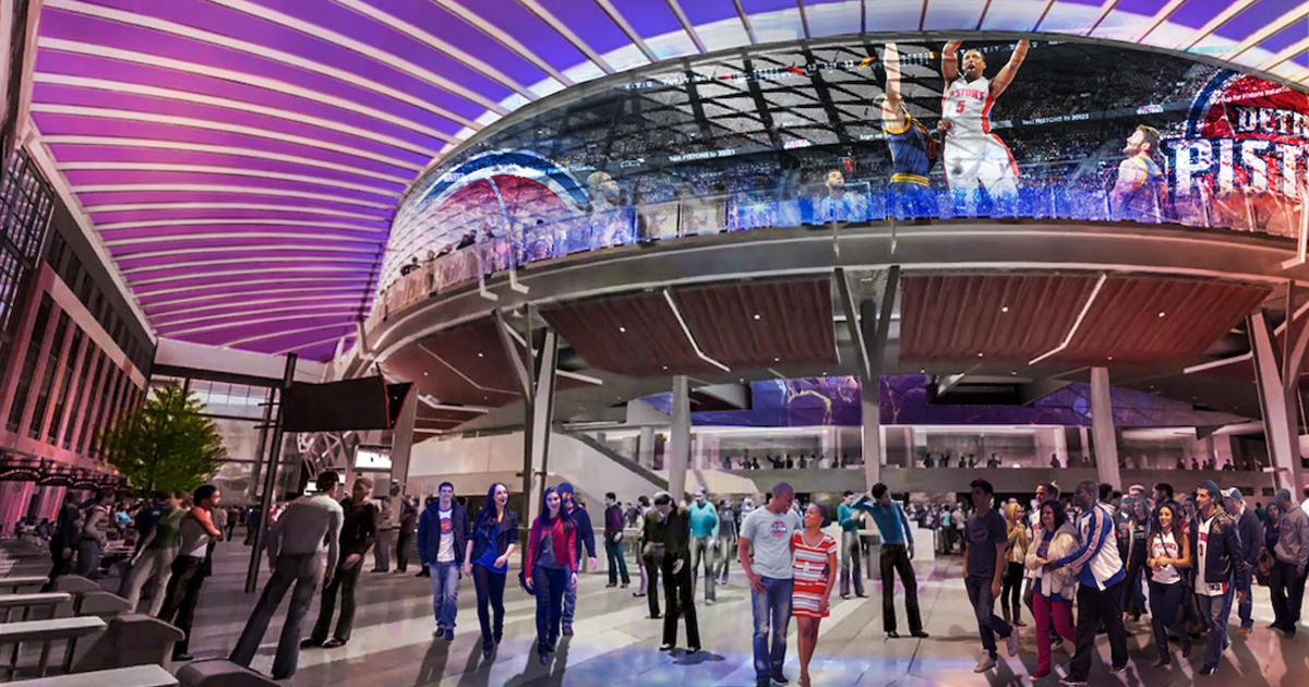 A view of the indoor concourse inside Little Caesars Arena, the brand  News Photo - Getty Images