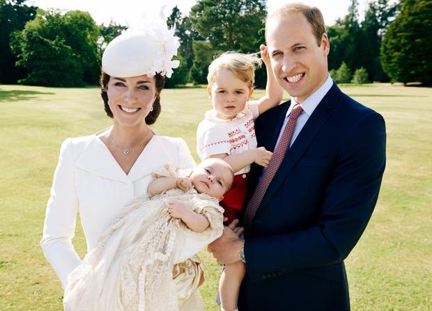 Palace releases new pictures of royal babies 