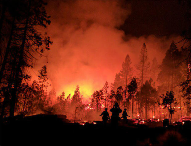 Railroad Fire, Yosemite, Nelder Grove, Sequoias 