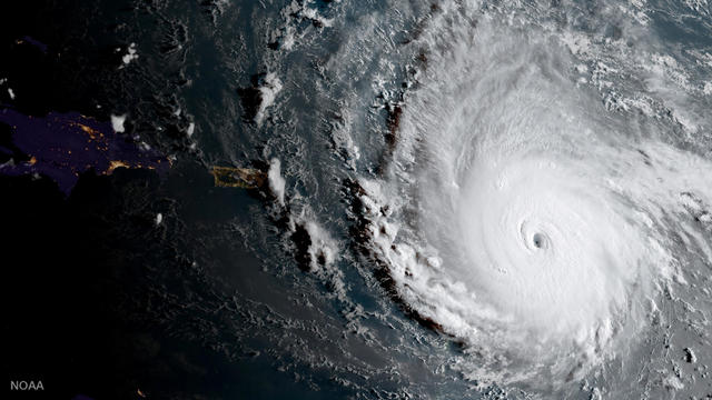 NOAA National Weather Service National Hurricane Center image of Hurricane Irma 